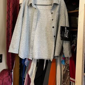 Onque Casuals Gray Jacket